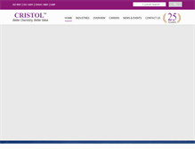 Tablet Screenshot of cristol.co.in